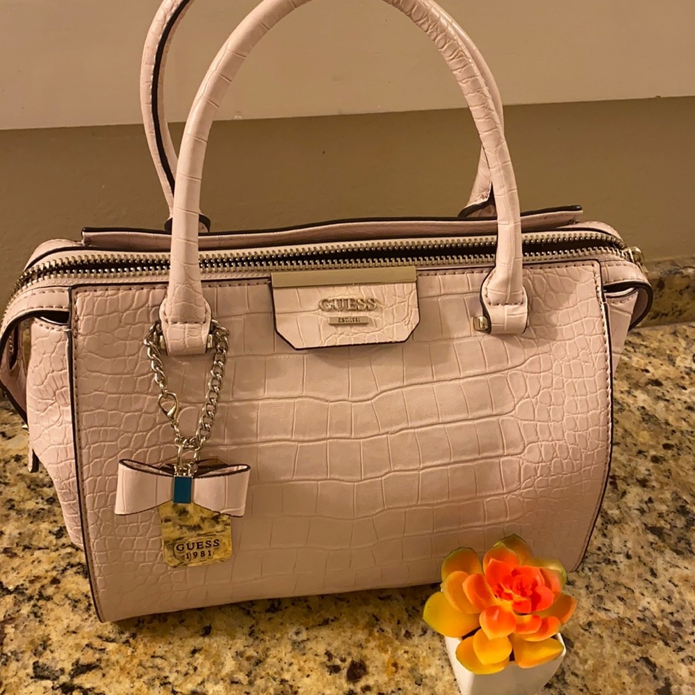 Pink guess purse